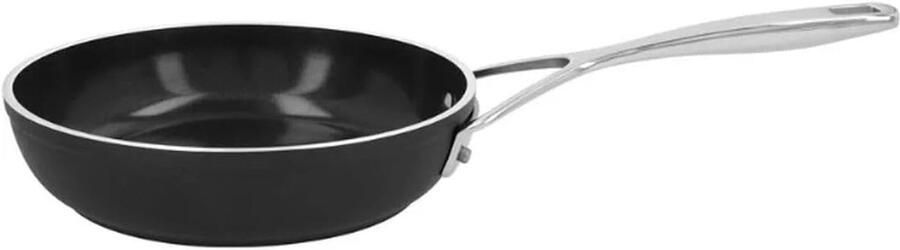 Antiaanbakpan Koekenpan Dagelijks Koken Duurzame Constructie Ø 20 cm Zwart