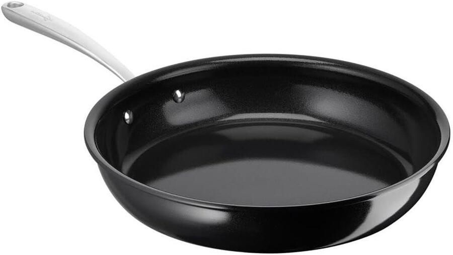 Antiaanbakpan Koekenpan Gezond Koken Thermo-signaal Technologie 30 cm Zwart