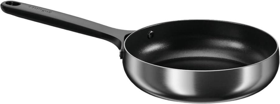 Antiaanbakpan Koekenpan PFAS-vrij Dagelijks Koken Voor Alle Warmtebronnen 20cm Smokey Black