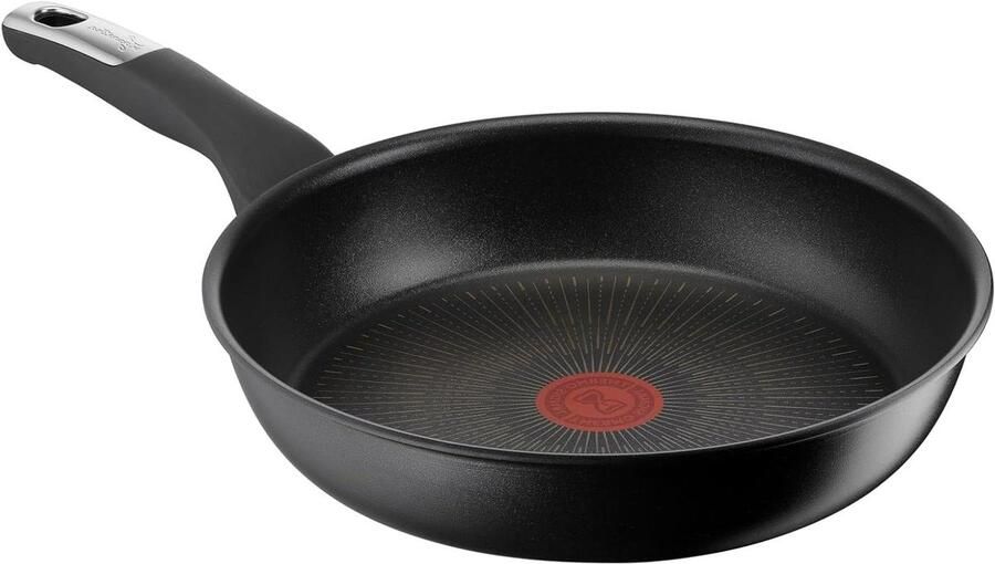 Antiaanbakpan Koekenpan Titanium Dagelijks Koken Krasbestendige Coating 26 cm Zwart