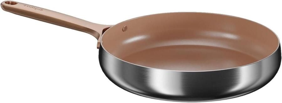 Antiaanbakpan Warm Blush Koekenpan PFAS-vrij Koken voor iedereen Gelijkmatige warmteverdeling 28cm