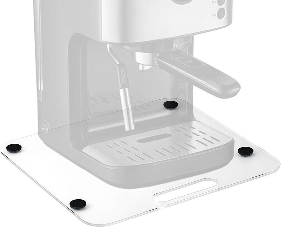 Antislip voor koffiezetapparaat stille rollende werkblad beschermer Schuiflade rooster Mengpan Accessoires voor thuis kantoor appartement keuken