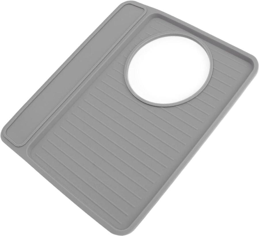 Antislipkussen Koffiezetapparaat Machinehoes Siliconen Koffiecorner Organiseren Stabiele Plaatsing 28 x 23.7 cm Grijs