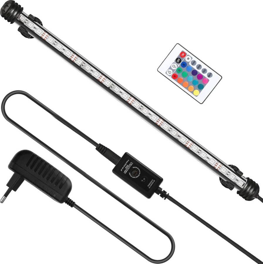 Aquarium LED Verlichting 4W RGB Waterdichte Aquariumlamp voor Vistank en Plantenaquarium