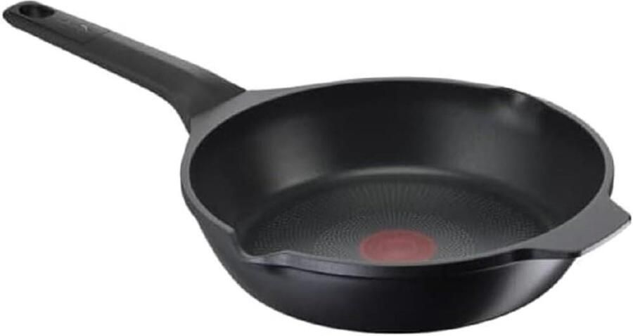 Aroma Pan Koekenpan Aluminium Gezond Koken Titanium Versterkte Coating 24 cm Zwart