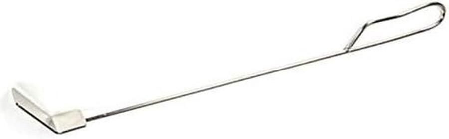 As Hulp Houtskool Gereedschap Oven Schoonmaken Corrosiebestendig Materiaal 46 cm Lengte Zilver - Foto 1