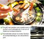 Asian Fondue Pan Geschikt voor Gasplaat Geschikt voor Open Vuur Korean BBQ en Grillplaat Thai BBQ Vaatwasser Veilig Anti-aanbak laag Kampeer Pan - Thumbnail 1