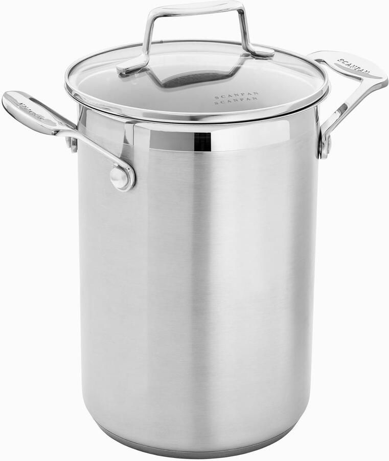 Asperge Maïstopf Kookpan Groenten Koken Sandwich Bodem 45 Liter Zilver