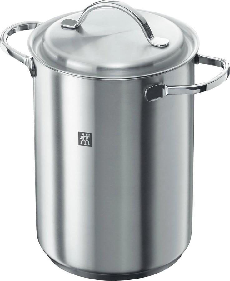 Asperge Pannen Pastapan Noedelpan Koken Garen Inclusief Mand 16 cm 4 5 liter Zilver