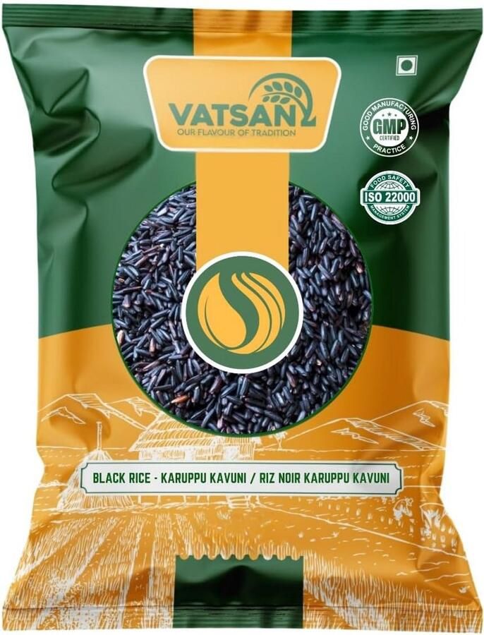 Authentieke Zwarte Rijst 900g Laag Glycemisch (Low GI) & NON GMO