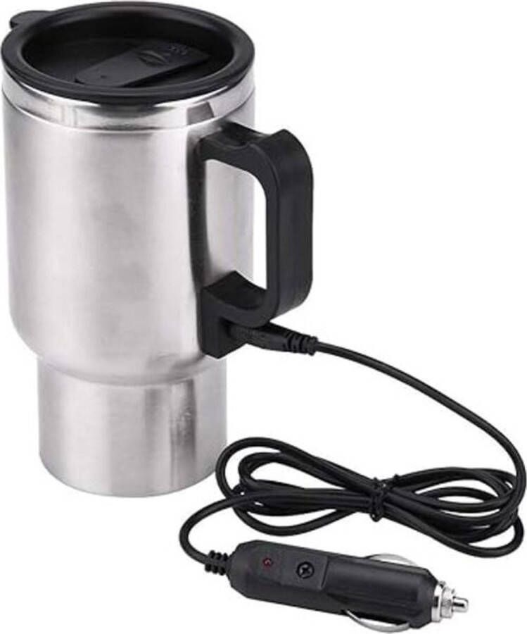 Auto Waterkoker 450ml 12V Elektrische Thermosfles Roestvrij Staal 65 Graden Celsius Elektrische Waterkokers Voor Op Reis Voor Koffie Thee