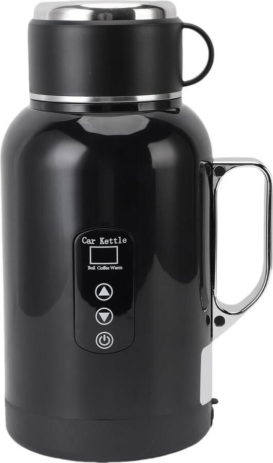 Auto Waterkoker Draagbare Ketel Reizen Koffie Thee Constante Temperatuur 1300 Ml Zilver