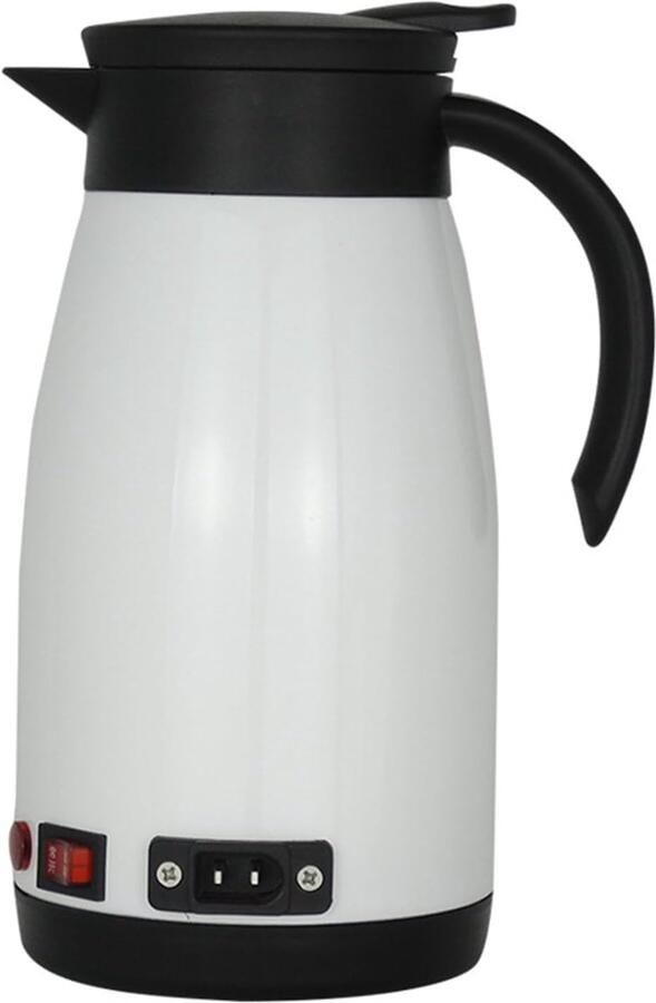 Auto Waterkoker Draagbare Ketel Warme Dranken Maken Snel Kokend Water 680 ml Wit