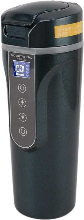Auto Waterkoker Draagbare Verwarming Snelle Warmwaterservice Intelligent Scherm 500ml Groen