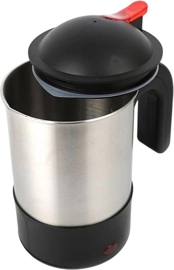 Auto Waterkoker Reis Waterkoker Onderweg Drankjes Maken Automatische Uitschakeling 18L x 15W x 12H cm Zilver