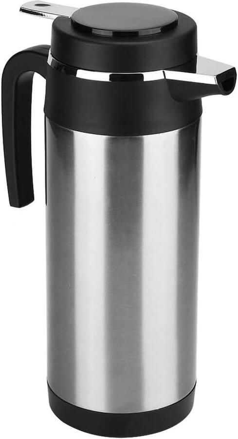 Auto Waterkoker Reis Waterkoker Warm Water Onderweg Vacuüm Isolatie 1200 ml Goud