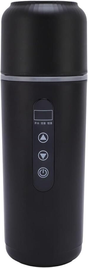 Draagbare Waterkoker Auto Waterkoker Reizen Onderweg Warme Dranken Dubbele Spanning 12V 24V 500 Ml Zwart