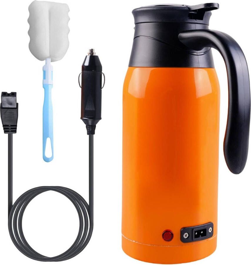 Auto waterkoker roestvrij staal 1000 ml digitale display snel opwarmen autoketel voor auto vrachtwagen