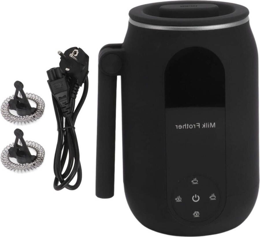 Automatic Cold Foam Maker Hot and Cold Foam Maker and Milk Heater for Latte Cappuccino Macchiato Electric Milk Steamer (EU Plug 220V 400W)