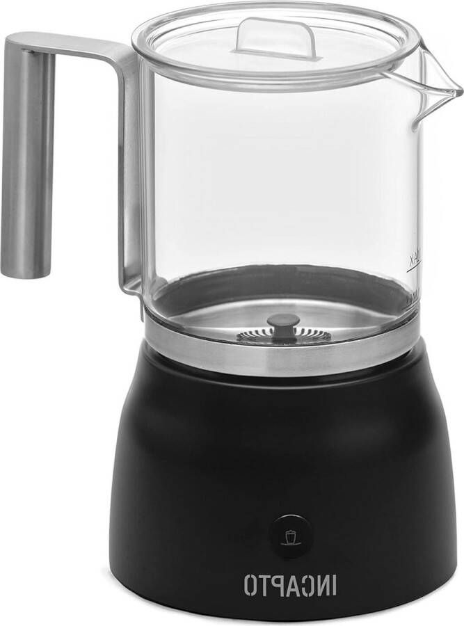 Automatic Milk Frother 100-150 ml Capacity Black Cappuccinator for Milk and Vegetable Drinks Cold and Hot