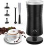 Automatic Milk Frother 4-in-1 400W Electric Milk Frother with Silicone Spoon 240ml Capacity Foam and Warm Milk Non-Stick Coating - Thumbnail 1