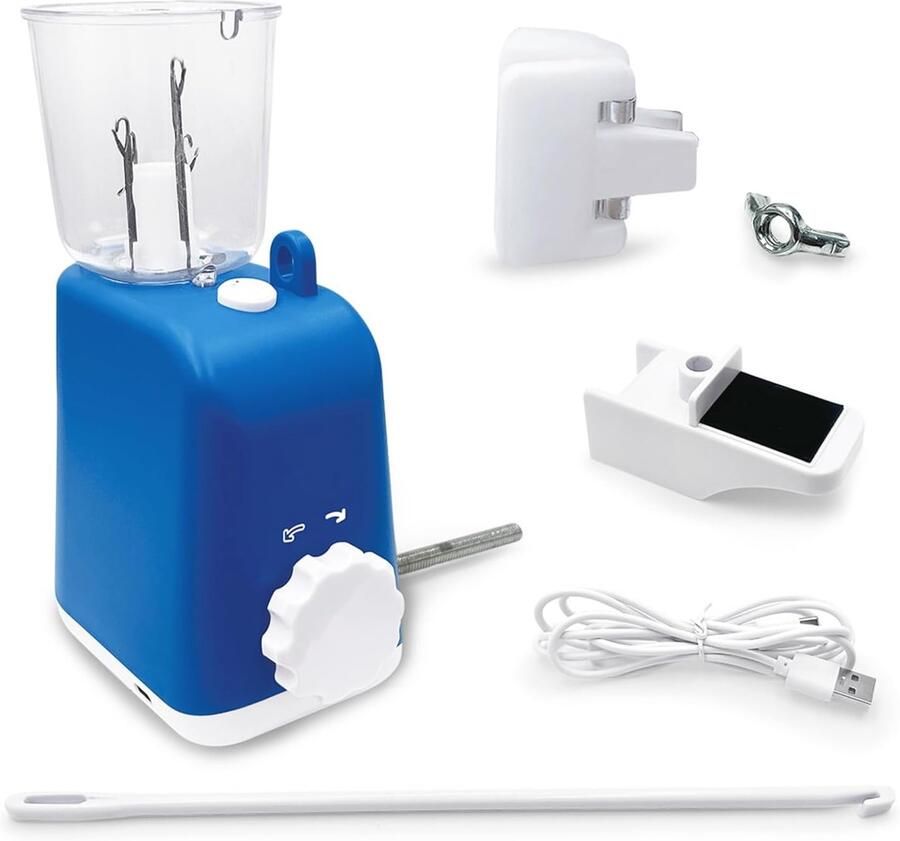 Automatische breimolen Elektrisch breigereedschap Handwerk creëren Geautomatiseerd weefontwerp 14.5 x 11 x 16 cm Blauw