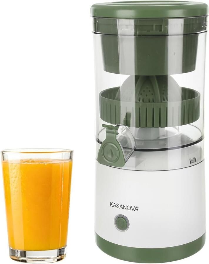 Automatische Citruspers Groen Draadloos en Oplaadbaar Compact en Draagbaar Voor Thuis Werk of Reizen