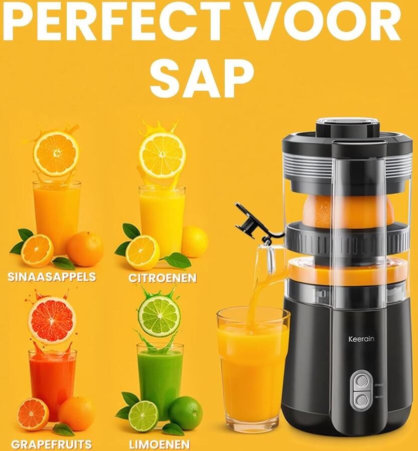 Automatische Citruspers met 100W Vermogen Stil en Efficiënt Sap Persen - Foto 2