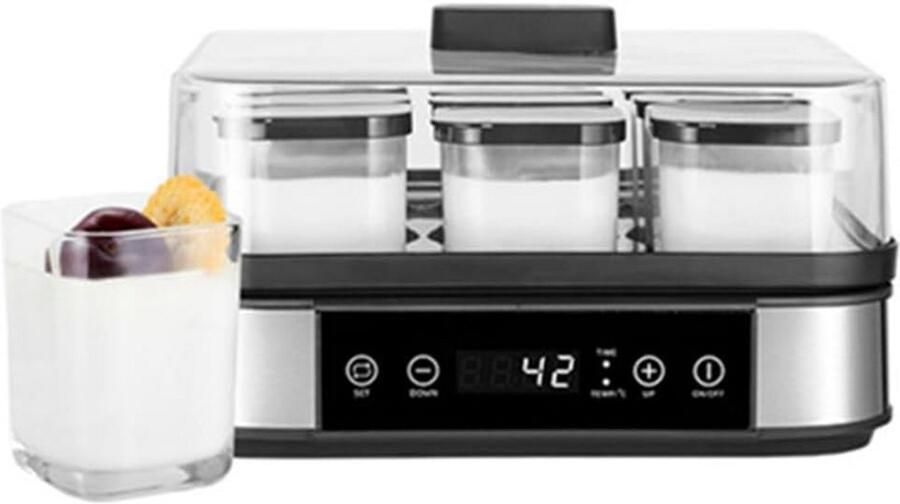 Automatische digitale yoghurtmaker voor Griekse yoghurt met temperatuur- en timerfunctie