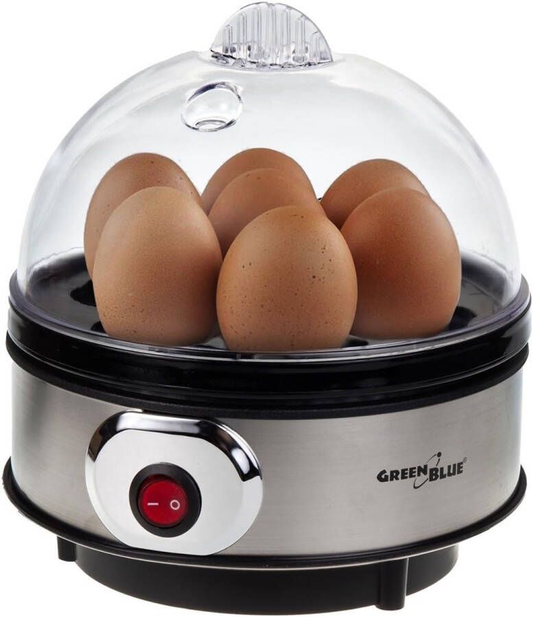 Automatische eierkoker 400W voor 7 eieren met maatbeker Perfect gekookte eieren