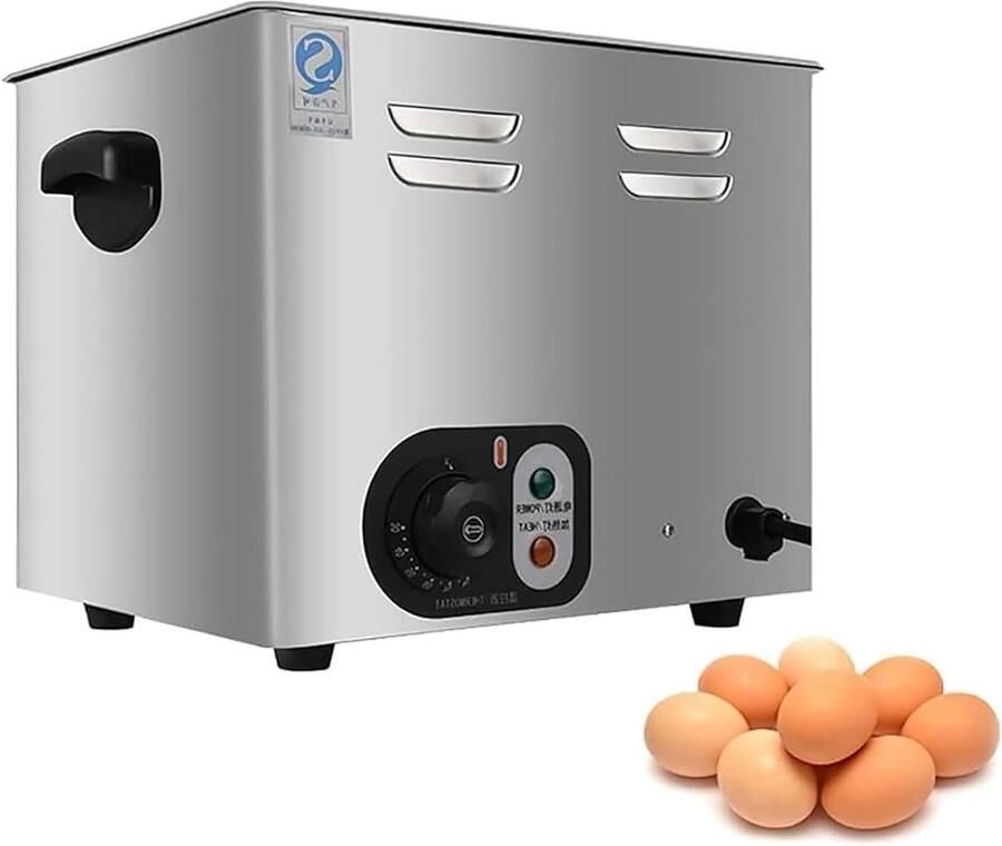 Automatische Eierkoker Professionele Eierkoker Snel Ontbijt Maken Kookt 60 Eieren 2600W Vermogen Zilver