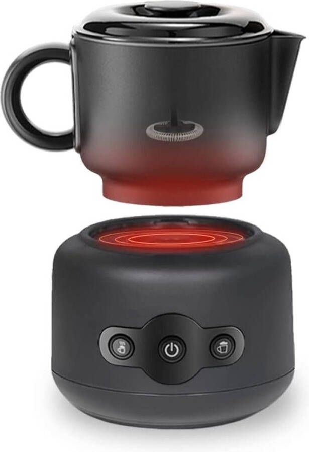 Automatische elektrische melkopschuimer en melkwarmer vaatwasmachinebestendig 4 modi voor lattes en cappuccino's