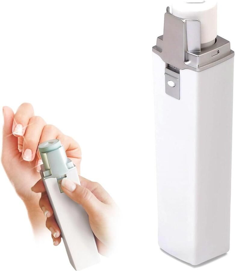 Automatische elektrische nagelpolijstmachine automatisch rotatiesysteem met 2 verschillende rollen voor het gladmaken en polijsten ideaal voor manicure en pedicure