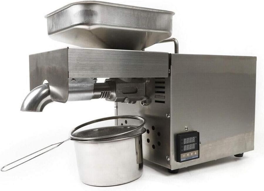 Automatische Elektrische Oliepers Machine RVS voor Koud en Warm Persen - Foto 1