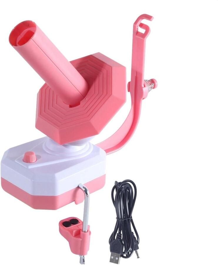 Automatische Garenwinder Garenopwinder Wikkelmachine Garen Opwinden Grote Capaciteit 350 Gram N.v.t. Roze