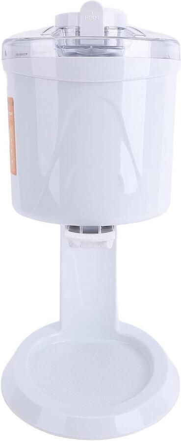 Automatische Ijsmachine IJsmaker Sorbetmaker Desserts Maken Automatisch Mengen 1 Liter Wit
