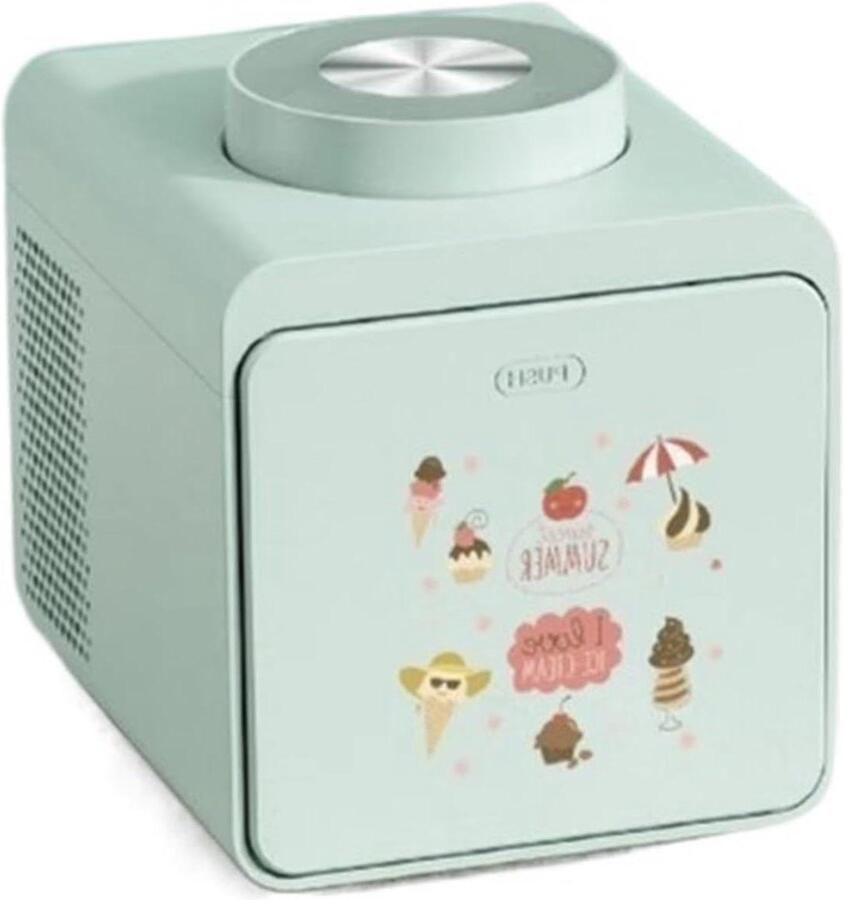 Automatische IJsmachine Zelfgemaakte IJs Desserts Maken Grote Capaciteit 1000ml Rood