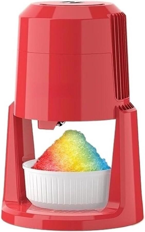 Automatische Ijsschepper Ijsmachine Breker Snelle Desserts Maken Twee Snelheden Instelbaar Compact Ontwerp Rood