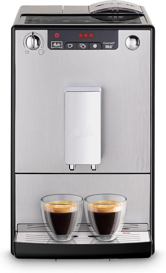 Automatische Koffiemachine Volautomaat Espresso Puur Koffiegenot Compact Design 12 Liter Zilver