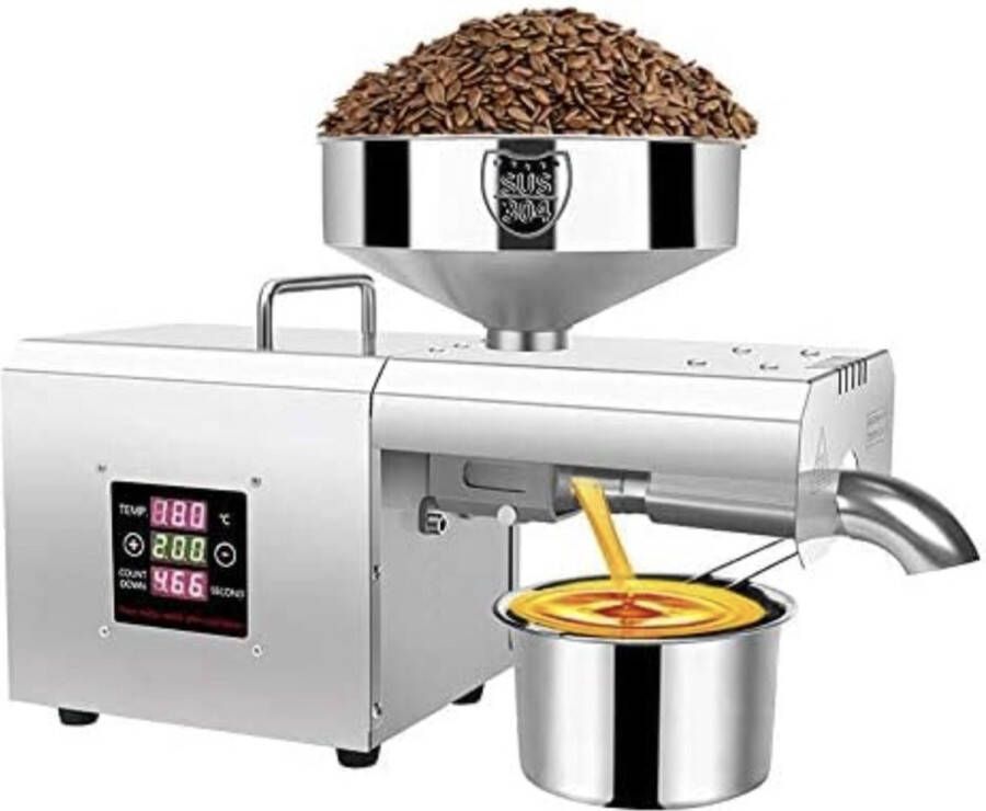 Automatische machine voor oliepers commerciële olie-extractor voor kokosnoot olijfzaad linnen pinda ricinus hennep knoopzaad kanula sesam