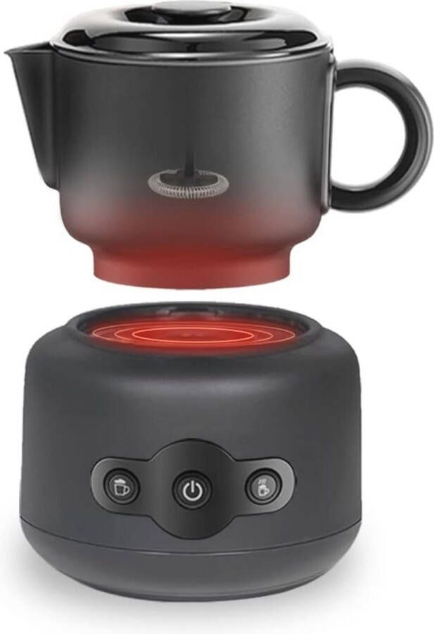 Automatic Electric Milk Warmer and Foam Maker 4 Modes for Lattes Cappuccinos Dishwasher Safe Hot Milk Hot Chocolate with Search Keywords Milk Frother