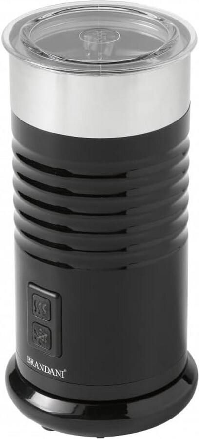 Automatische Melkopschuimer RVS Zwart XL Ideaal voor Cappuccino en Latte Macchiato