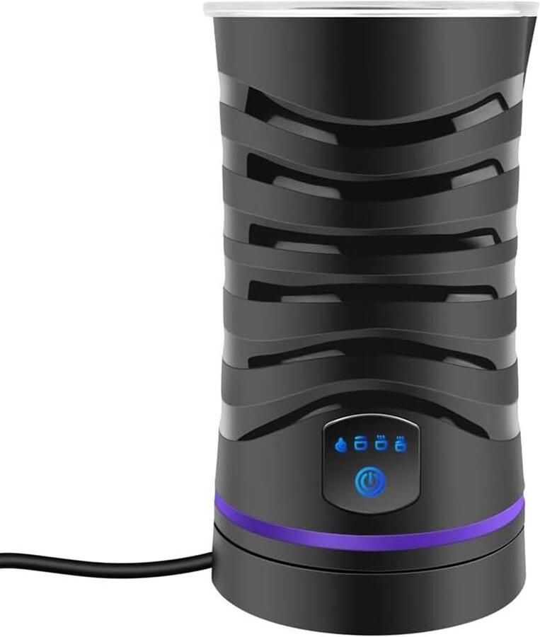 Automatische Melkopschuimer Warme Koude Foamer Koffie Bereiden Stille Werking 600 Ml Capaciteit Zwart
