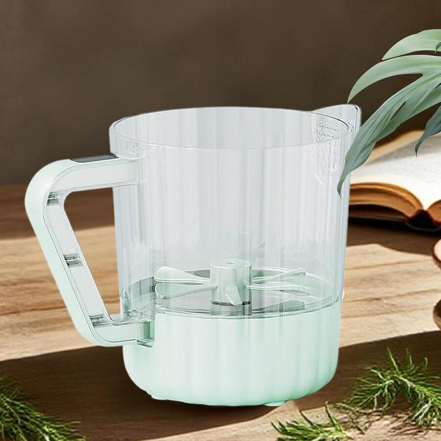 Automatische Mengbeker Handmixer Mengkom Keukengerei voor Kloppen Wassen voor Keuken Appartement Boerderij Restaurant，1L