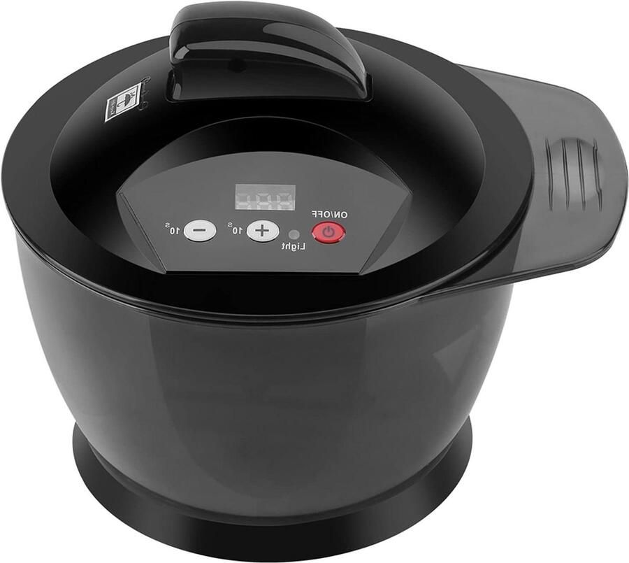 Automatische Mengkom Haarkleur Mixer Haarkleur Mengen LCD Tijdsweergave 320ML Volume Zwart