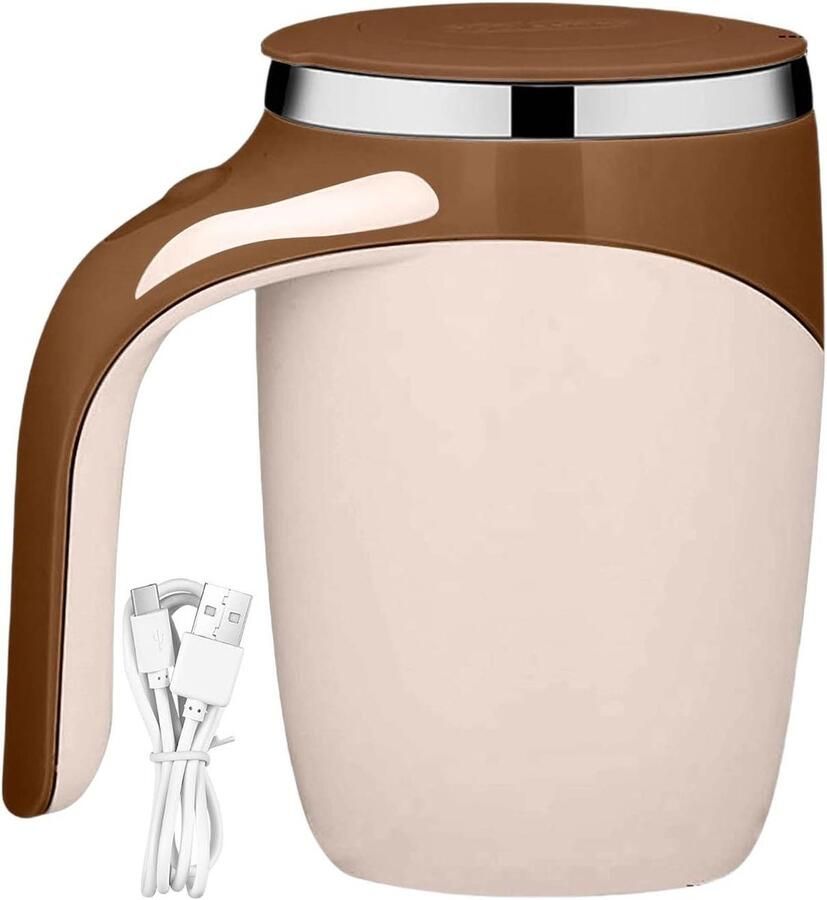Automatische Mixbeker Roerbeker Zelfmengend Dranken Mengen Stil Magnetisch Roeren 13.5 x 9 cm Koffie