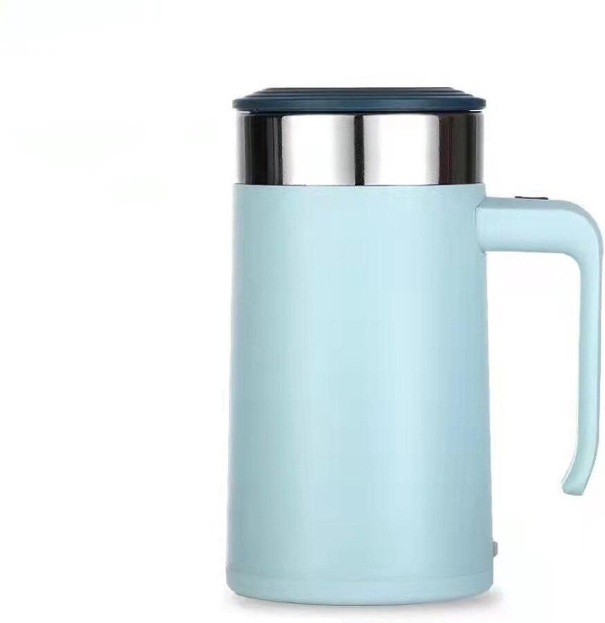 Automatische Mok Zelf Roerende Mok Koffie Mixen Magnetische Roerder 304 RVS Blauw