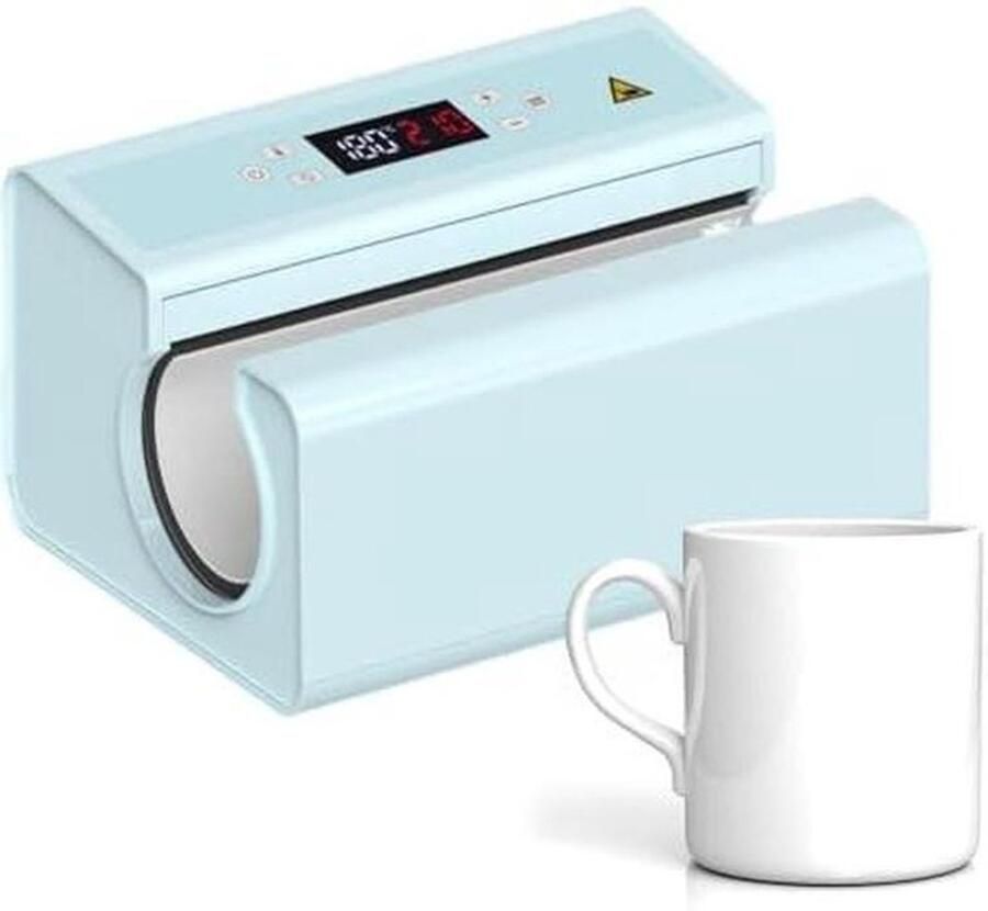 Automatische Mokkenpers Hittepers Mokken Gepersonaliseerde Cadeaus Maken Instelbare Temperatuur & Tijd 27x8.5 cm Zwart