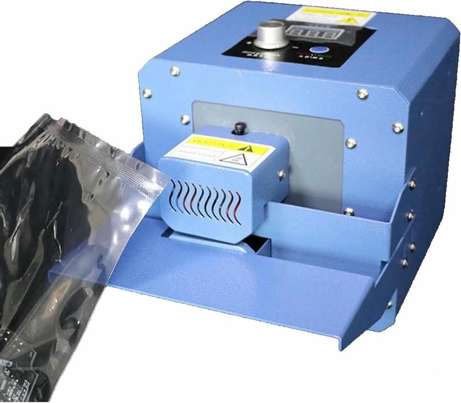 Automatische Sluitmachine Rolsealer Verpakker Zakken Sluiten Constante Temperatuur 28.5 cm Grijs