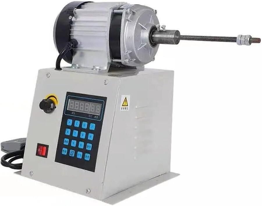 Automatische Spoel Winder Draad Wikkel Machine Efficiënt Draden Wikkelen Digitale Controle 100mm Wikkelbreedte Grijs